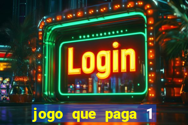 jogo que paga 1 real no pix